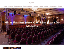 Tablet Screenshot of minasfashionweek.com.br